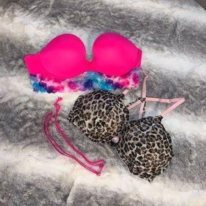 Victoria Secret PINK 34D bras - BOTH INCLUDED